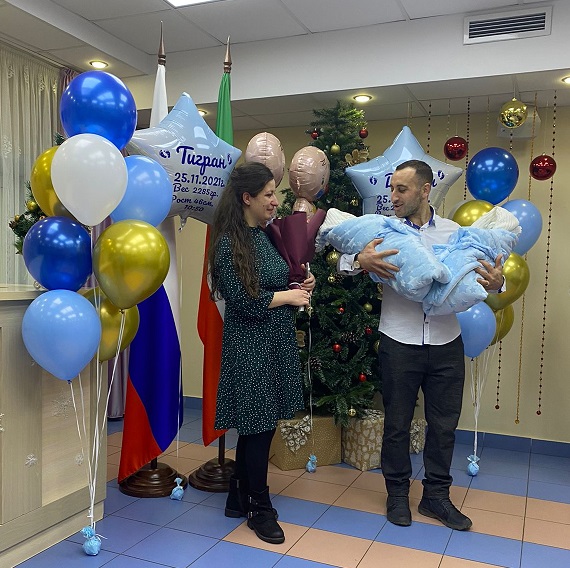 Двойное счастье: в челнинской семье родились двойняшки