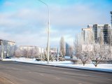 В Набережных Челнах облачно, умеренные осадки в виде снега