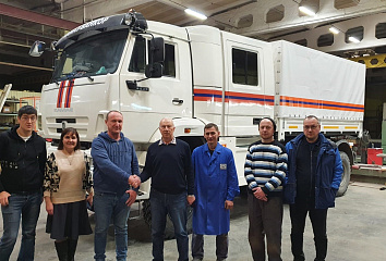 Чаллы компаниясе Донецк шәһәренә махсус автомобиль җибәрде