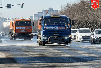 В Набережных Челнах стартовал сезон масштабной влажной уборки дорог