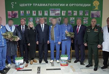 Наиль Магдеев посетил Главный военный клинический госпиталь имени Н. Бурденко