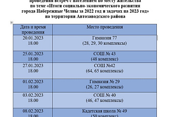 В Автозаводском районе проводятся встречи с населением