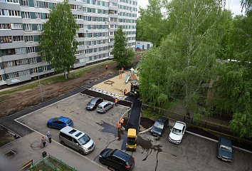 В 19 челнинских дворах завершены работы по освещению