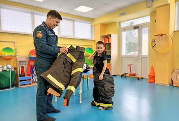 В челнинском детском саду состоялся урок по культуре безопасности