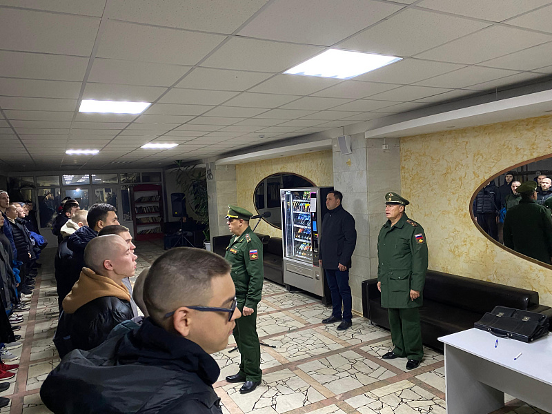 Чаллыда беренче көзге хәрби хезмәткә җибәрү булды