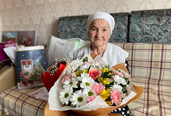95-летний юбилей празднует ветеран Центрального района