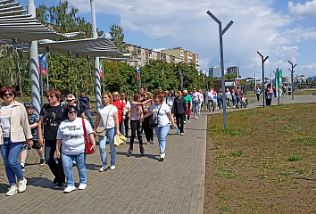Набережные Челны присоединились к Всероссийской акция «10 000 шагов к жизни»