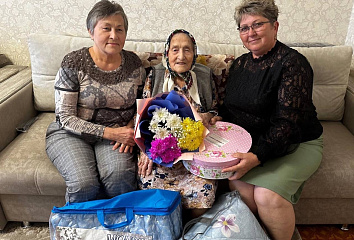Ветерана Центрального района поздравили со 101-летием
