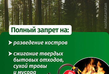 Огонь под запретом: в Татарстане ужесточены правила пожарной безопасности