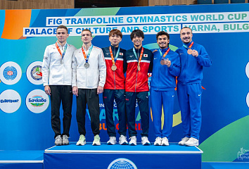 Челнинец выиграл серебро Кубка мира по прыжкам на батуте