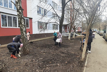 Челнинцы присоединились к уборке города