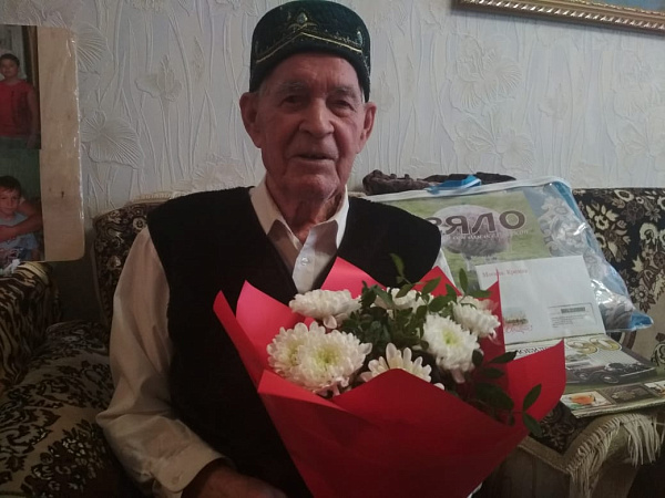 90-летний юбилей отмечает труженик тыла