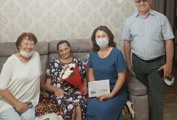 90-летний юбилей отмечает ветеран Великой Отечественной войны