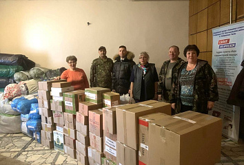 Комсомольский район отправил гуманитарную помощь для челнинских бойцов