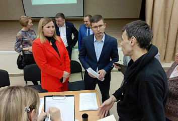 В Комсомольском районе прошла встреча с населением