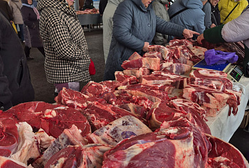 На челнинские сельскохозяйственные ярмарки завезли 1000 тонн продукции