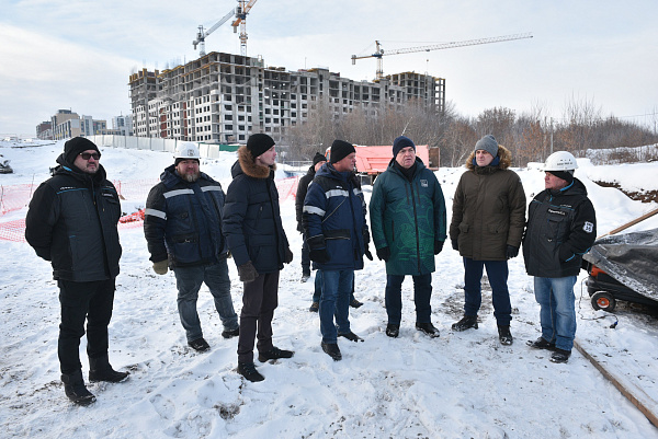 Наиль Магдеев проинспектировал ход работ на главных объектах 2023 года