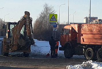 Спецтехника по уборке снега в Челнах работает круглосуточно