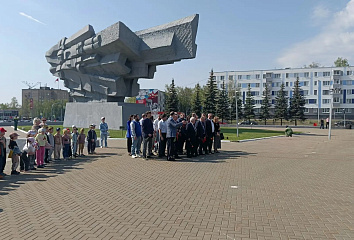 Pupils of "Zhuravushka" honored the memory of Victory heroes