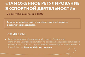 Консультант по внешнеэкономической деятельности проведет вебинар для челнинских экспортеров