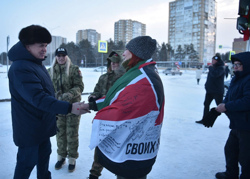 Из Набережных Челнов отправлена первая в этом году партия шефской гумпомощи