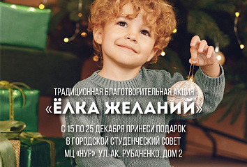 В Набережных Челнах стартовала ежегодная благотворительная акция «Ёлка желаний-2021»